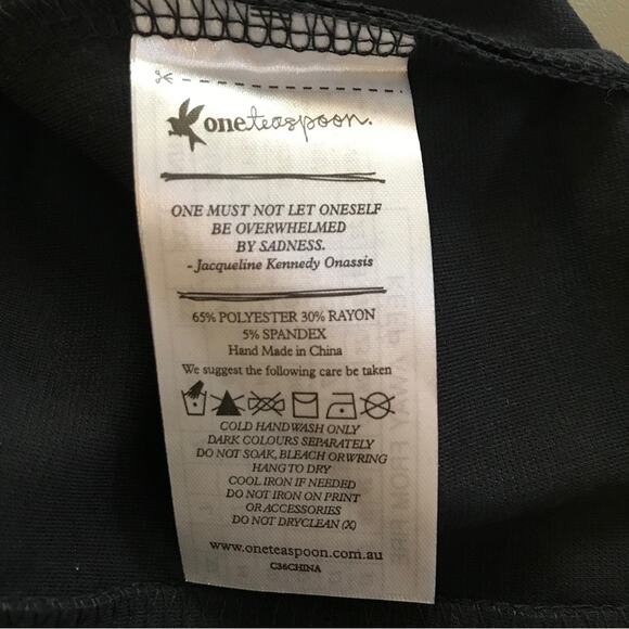 One Teaspoon Black Gold Sequin Bodycon Party NYE Graduation Holiday Dress XXS - Picture 11 of 13